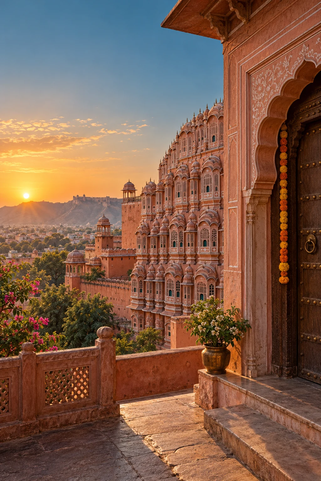 Jaipur in rose