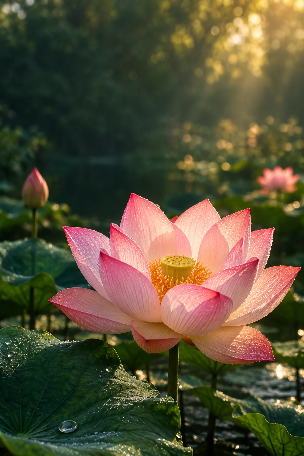 Lotus at dawn